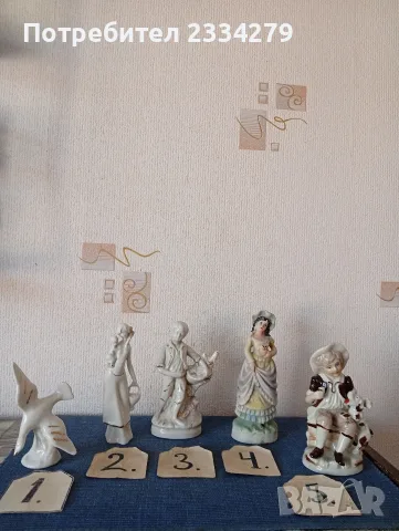 Стари порцеланови статуетки, снимка 5 - Статуетки - 56361443