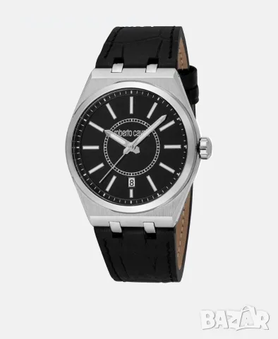 Чисто нов мъжки часовник Roberto Cavalli Watch Spirito, сив цвят