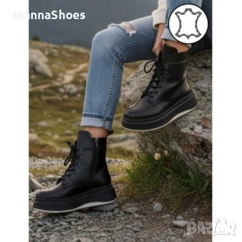 ДАМСКИ БОТИ ЕСТЕСТВЕНА КОЖА FN 113