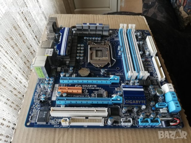 Дънна платка Gigabyte GA-P55M-UD4 Socket LGA1156, снимка 3 - Дънни платки - 38644615