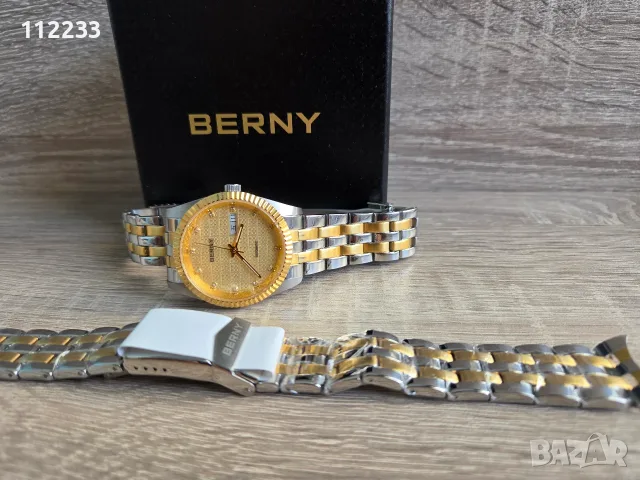 BERNY-Men Automatic Dress Watch - MIYOTA 8205 AUTOMATIC, снимка 2 - Мъжки - 38112500