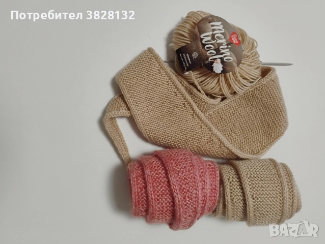 дамско плетено шалче, снимка 3 - Шалове - 52628390