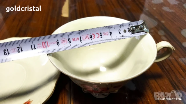 стар немски порцелан чаша за чай кафе, снимка 5 - Антикварни и старинни предмети - 29851265