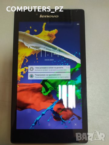 Таблет Lenovo Tab 2 A7 четириядрен 16 гб с навигация камион, снимка 1