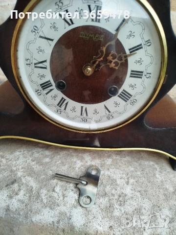 Стар каминен часовник, снимка 5 - Антикварни и старинни предмети - 51396980