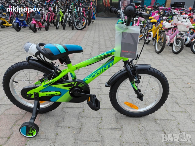 SPRINT Велосипед 16" ROBIX жълт, снимка 2 - Велосипеди - 53918236