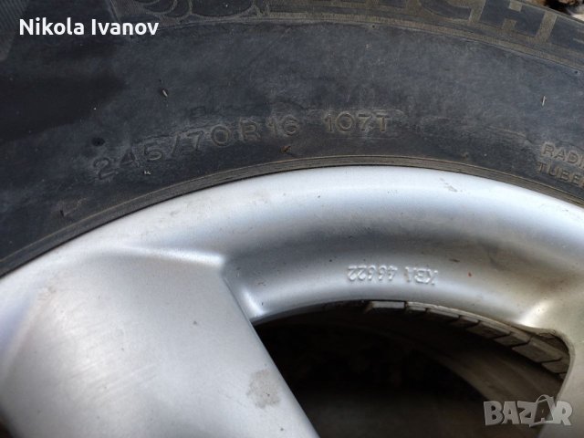 Гуми с джанти от Kia Sorento | Michelin 245 / 70 / B 16, снимка 13 - Гуми и джанти - 42812061