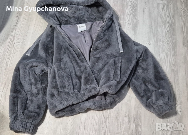 меко палте bershka , снимка 2 - Палта, манта - 52800292