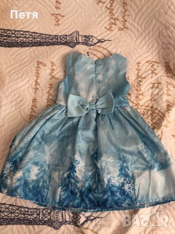 Замръзналото кралство / Елза и Ана - официална рокля, снимка 3 - Бебешки рокли - 33702104