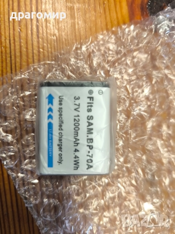 BP-70A батерия за фотоапарат SAMSUNG , снимка 2 - Батерии, зарядни - 51505394