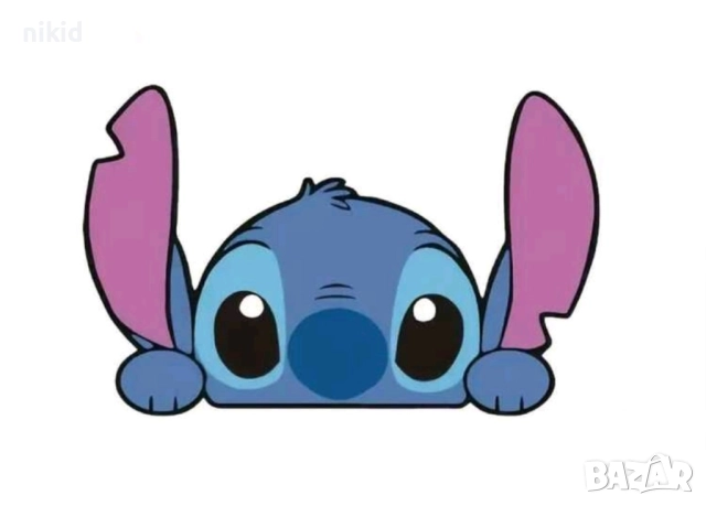 Стич Stitch Лило лепенка за автомобил кола Авто стикер стена прозорец мебел, снимка 4 - Други - 52830548