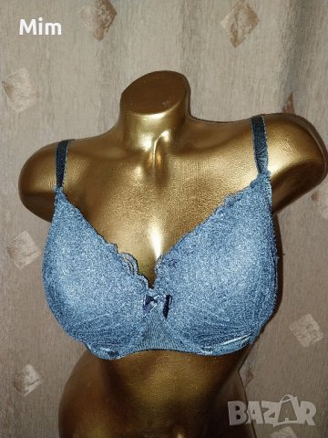 Hunkemoller 80 E Дантелен сутиен в зелено , снимка 2 - Бельо - 42929894