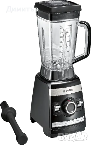 Блендер Bosch VitaBoost MMBH6P6B, 6 автоматични програми, кана за блендер 2,5 л Tritan, 1600W черен