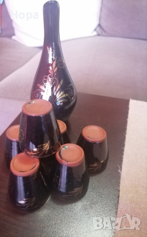 Винтидж сервиз за алкохол, снимка 3 - Антикварни и старинни предмети - 44614726