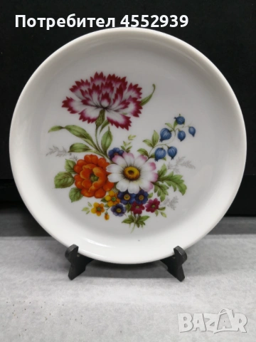 Винтидж порцеланови чинийки декоратияни, снимка 2 - Чинии - 54001628