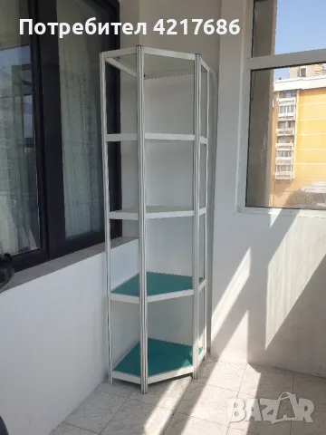 Алуминиеви стелажи и щандмаса, снимка 3 - Стелажи и щандове - 55970854
