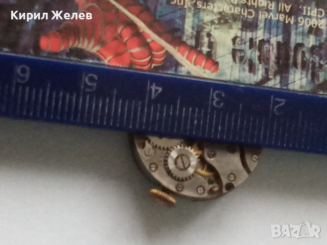 Механизъм от стар ръчен часовник 48696, снимка 9 - Мъжки - 52270095