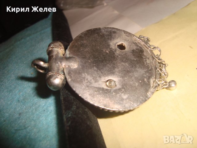 СТАРО ОСМАНСКО САЧАНЕНО УКРАШЕНИЕ с ШЛИФОВАН ЧЕРЕН ОНИКС ГРАНУЛАЦИЯ ЕТНО БИЖУ МАЙСТОРСКАРАБОТА 25877, снимка 10 - Антикварни и старинни предмети - 35585206