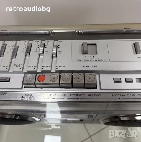 🔈Колекционерски ретро радиокасетофон JVC RC-M70JW  - Boombox - профилактиран🔉, снимка 6 - Радиокасетофони, транзистори - 55764685