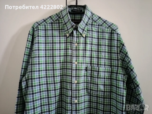 Оригинална мъжка риза Gant, снимка 2 - Ризи - 50829865