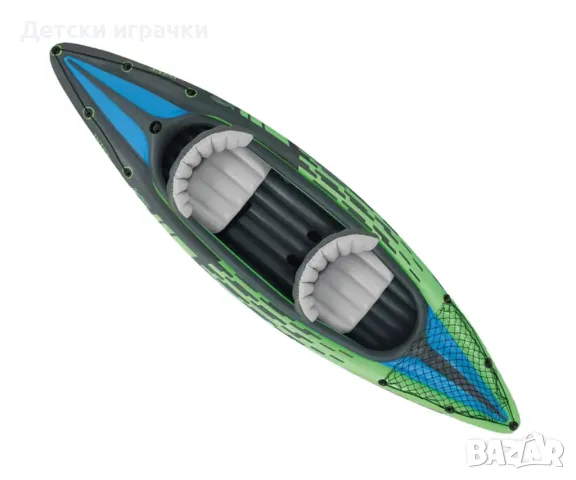Надуваем каяк с помпа Intex Challenger K2, двуместен, 351х76х38 см, снимка 5 - Водни спортове - 50027748