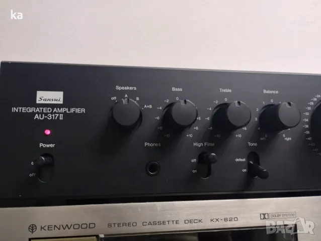 Sansui AU-317 II - стерео усилвател , снимка 5 - Ресийвъри, усилватели, смесителни пултове - 48419208