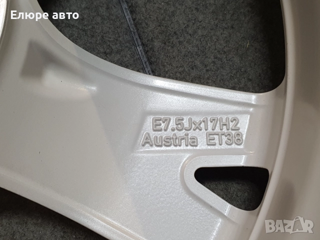 Джанти Audi 5x112x7,5J17ет38, снимка 8 - Гуми и джанти - 52634227
