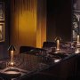 Лампа, LED, За ресторант, С тактилен димер, 3 степени на интензитет, Бронз, 90210 мм, снимка 4