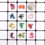 Азбука латиница главни букви със сърца силиконов молд форма фондан декор , снимка 3