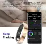 Елегантен смарт пръстен за активност, пулс, сън и спорт HR01SV10 Smart Ring, снимка 4