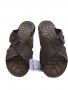  Кафяви мъжки чехли с оребрено ходило, снимка 1 - Мъжки чехли - 37161792