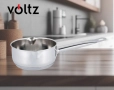 Касерола Voltz ,16 см, 1.4 литра, Инокс, снимка 5