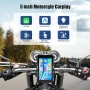 SIXWIN Нова Преносима GPS навигация за мотоциклети Безжична мотоциклетна система, снимка 2