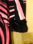 Стилна розова рокля с черна дантела, снимка 3