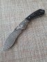  Сгъваем нож от дамаска стомана , снимка 3