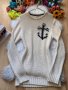 Бяла туника тип пуловер, снимка 1 - Туники - 35480527