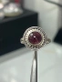 Сребърен пръстен 4,63 грама проба 925 с камък гарнет , снимка 2