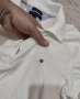 Tommy Hilfiger бяла дамска тениска с яка, размер L/XL, снимка 2