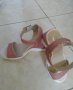 НОВИ!!! Сандалки цвят пудра номер 38 еко кожа НОВИ!!! , снимка 3