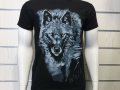 Нова мъжка тениска с дигитален печат Сив Вълк, Серия Вълци, снимка 7