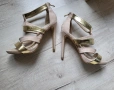 Сандали розово и златисто + подарък, снимка 1