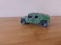 Военна метална количка Хамър Хъмви Maisto Humvee 1/40 играчка 1985 г, снимка 2