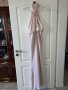 бална абитуриентска рокля парти елегантна рокля тип русалка сатен бежова натурален цвят ASOS, снимка 18