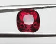 Първокласен чеврен шпинел от Мианмар 2.96кт! Сертифициран!, снимка 9