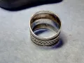 ПРЕКРАСЕН РЕТРО АЛТ СТИЛ СРЕБЪРЕН ПРЪСТЕН СРЕБРО 925 ВЕЛИКОЛЕПНА РЪЧНА ИЗРАБОТКА 50202, снимка 5
