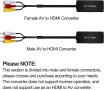 Dingsun RCA към HDMI конвертор, композитен към HDMI конвертор, AV към HDMI адаптер, снимка 4
