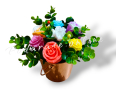 Букет от ароматни сапунени цветя в стилна метална кофичка Подходящ подарък за Осми Март, снимка 2