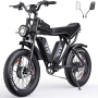 Електрически велосипед YVY C20Max (Q20 Pro) – 2x750W, 40Ah, 20” Fatbike, снимка 1