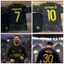 Екип Neymar 10 PSG Black and GOLD Черен Комплект Неймар ПСЖ 5 до 15г New Детски футболен екип, снимка 6