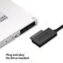 Адапторен кабел USB към 13Pin Slimline SATA Laptop CD/DVD Rom 13-Pin 13ПИНА 13-пин Optical Drive, снимка 2